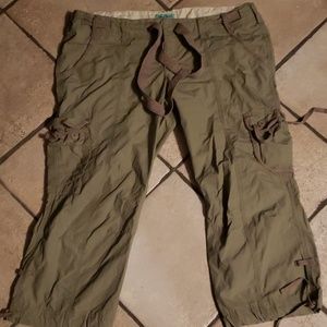 Steve & Barry's Size 14 Capri Cargos